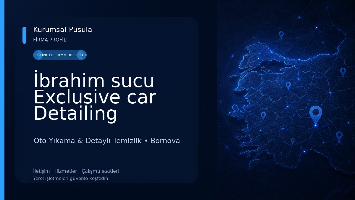 İbrahim sucu Exclusive car Detailing Oto Yıkama & Detaylı Temizlik