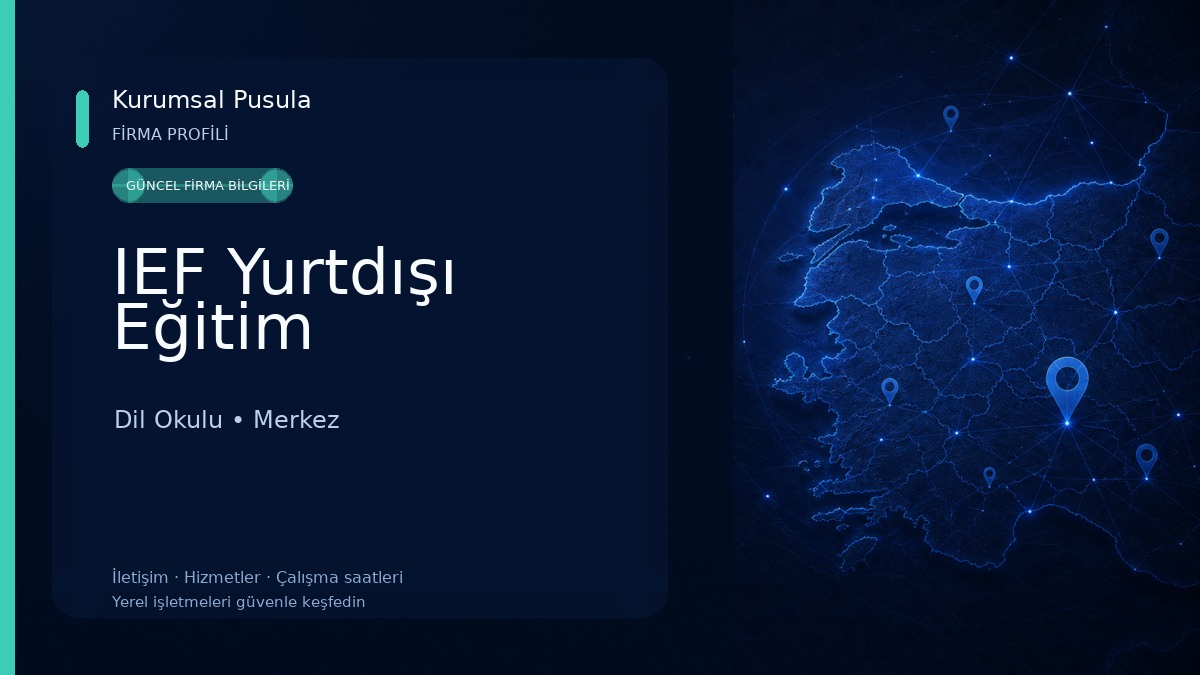 IEF Yurtdışı Eğitim Dil Okulu