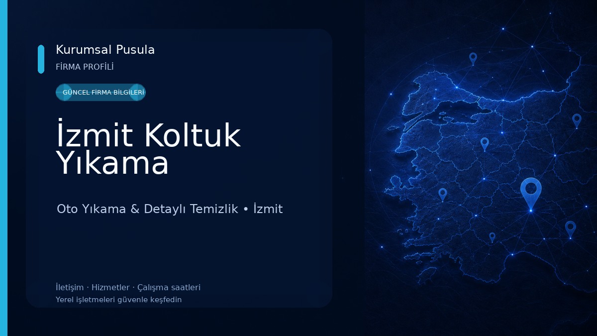 İzmit Koltuk Yıkama Oto Yıkama & Detaylı Temizlik