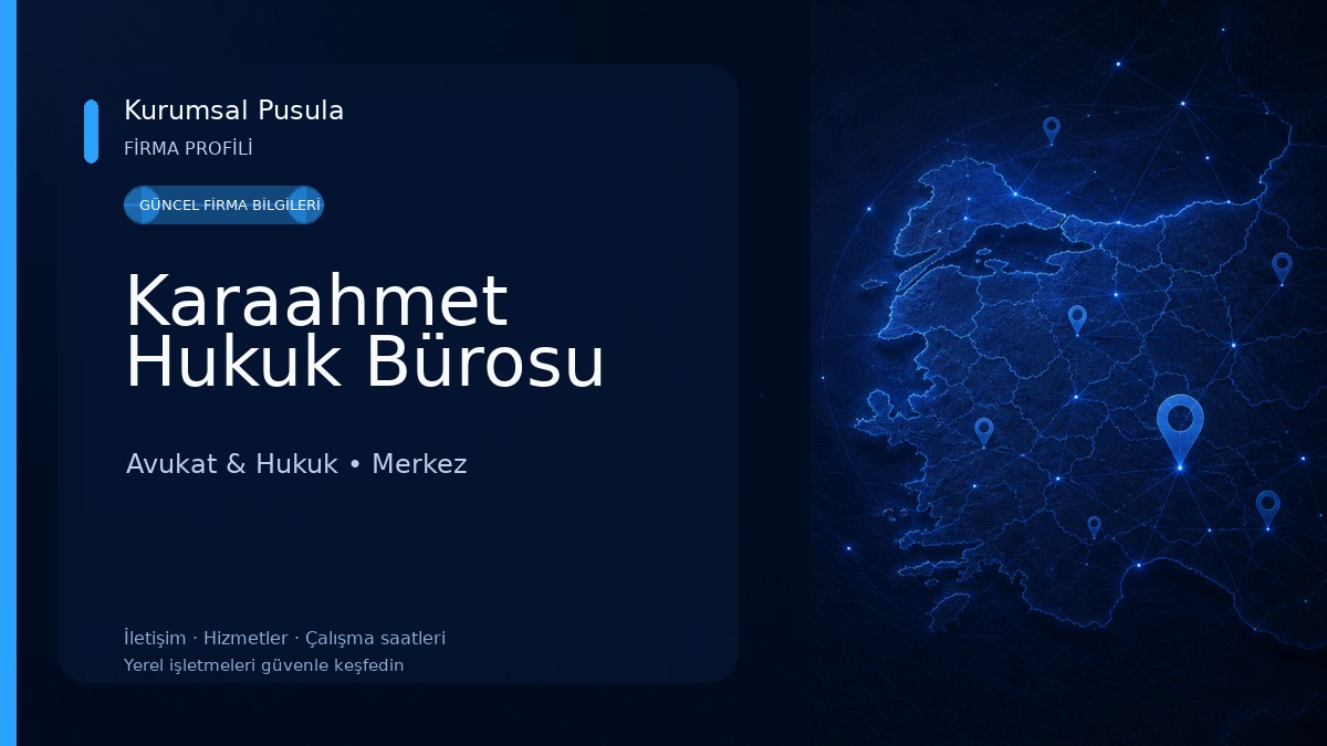 Karaahmet Hukuk Bürosu Avukat & Hukuk