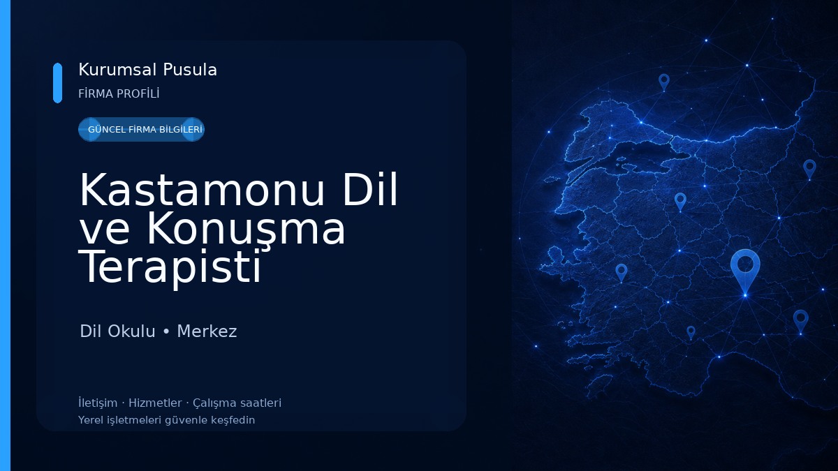 Kastamonu Dil ve Konuşma Terapisti Rümeysa Portakal Dil Okulu