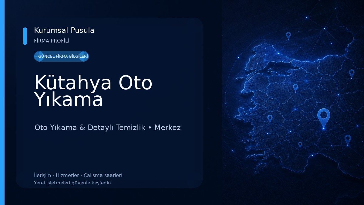 Kütahya Oto Yıkama Oto Yıkama & Detaylı Temizlik