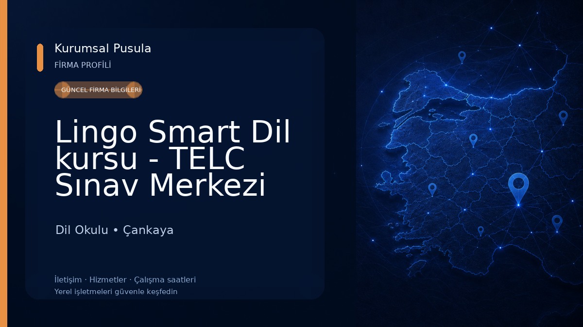 Lingo Smart Dil kursu - TELC Sınav Merkezi Dil Okulu