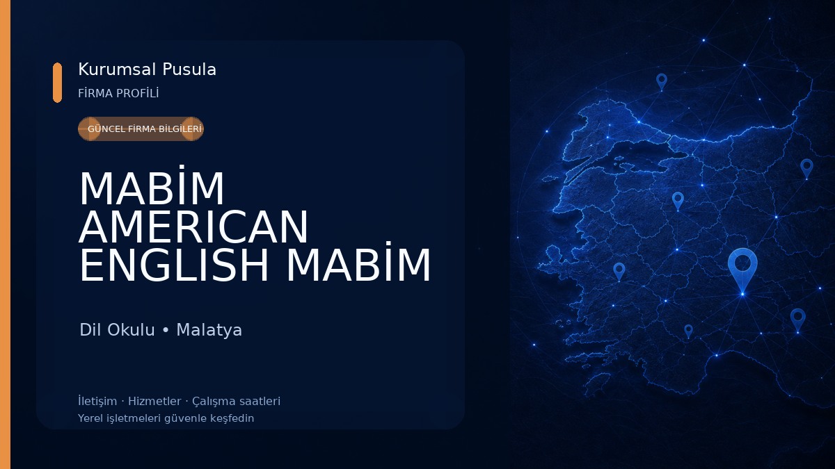 MABİM AMERICAN ENGLISH MABİM DİL KURSU Dil Okulu