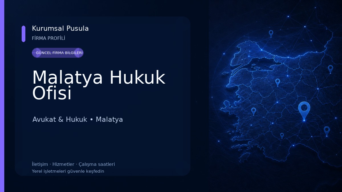 Malatya Hukuk Ofisi Avukat & Hukuk