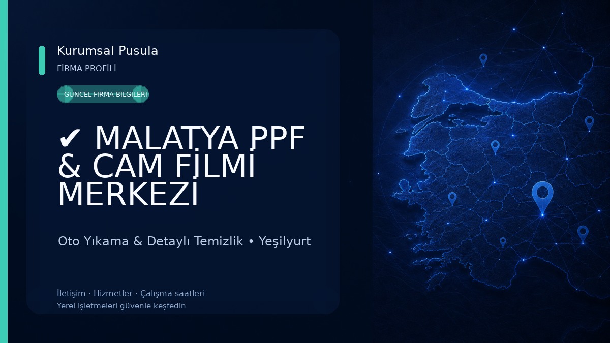 ✔️ MALATYA PPF & CAM FİLMİ MERKEZİ Oto Yıkama & Detaylı Temizlik
