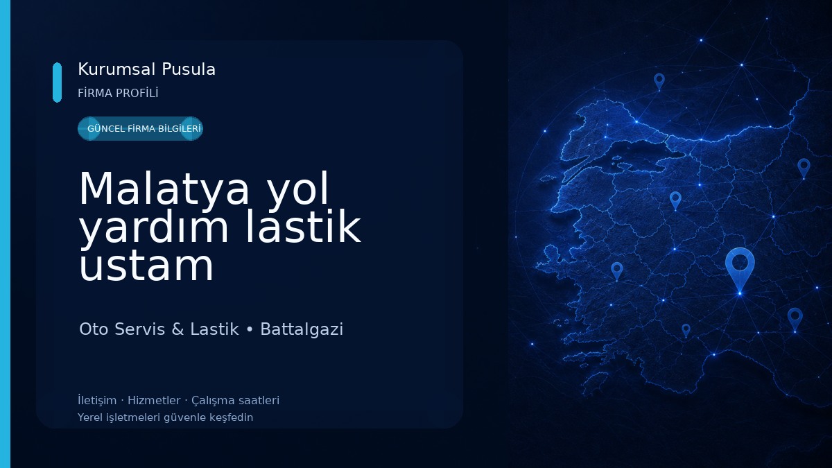 Malatya yol yardım lastik ustam