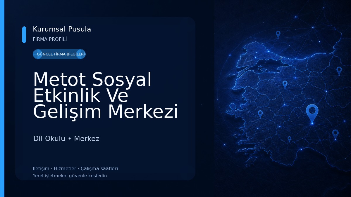 Metot Sosyal Etkinlik Ve Gelişim Merkezi 