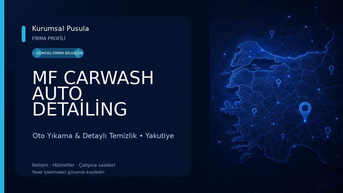 MF CARWASH AUTO DETAİLİNG Oto Yıkama & Detaylı Temizlik