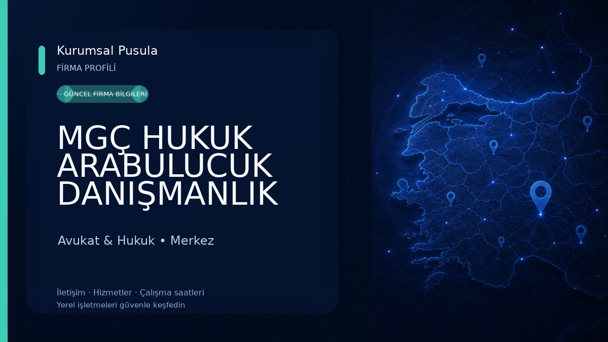 MGÇ HUKUK ARABULUCUK DANIŞMANLIK Avukat & Hukuk