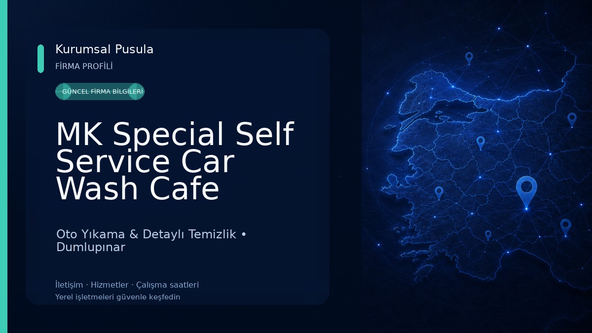 MK Special Self Service Car Wash Cafe Oto Yıkama & Detaylı Temizlik