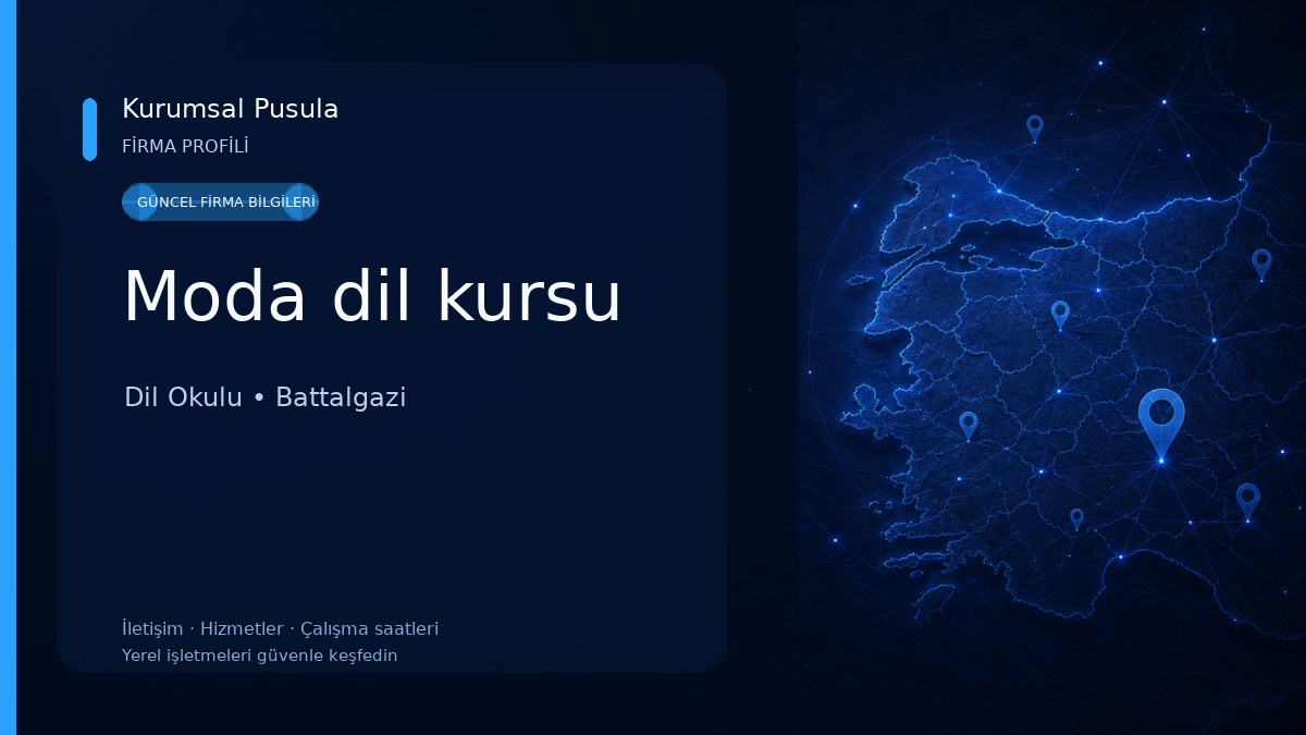 Moda dil kursu