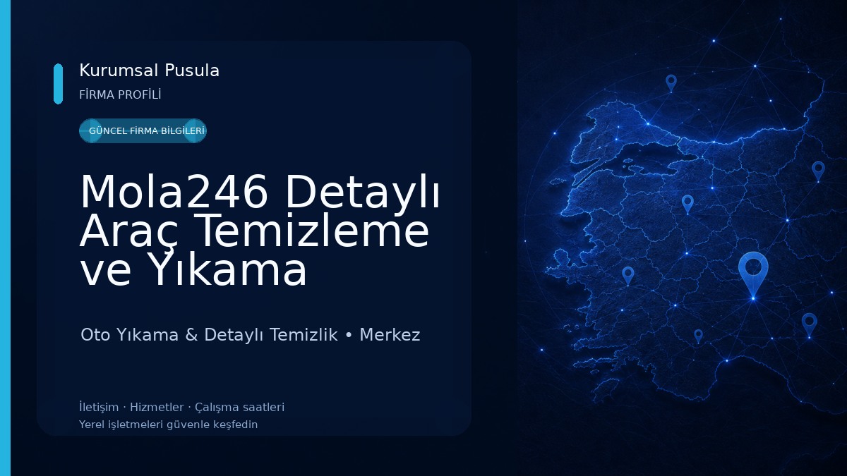 Mola246 Detaylı Araç Temizleme ve Yıkama Oto Yıkama & Detaylı Temizlik