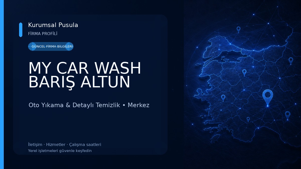 MY CAR WASH BARIŞ ALTUN Oto Yıkama & Detaylı Temizlik