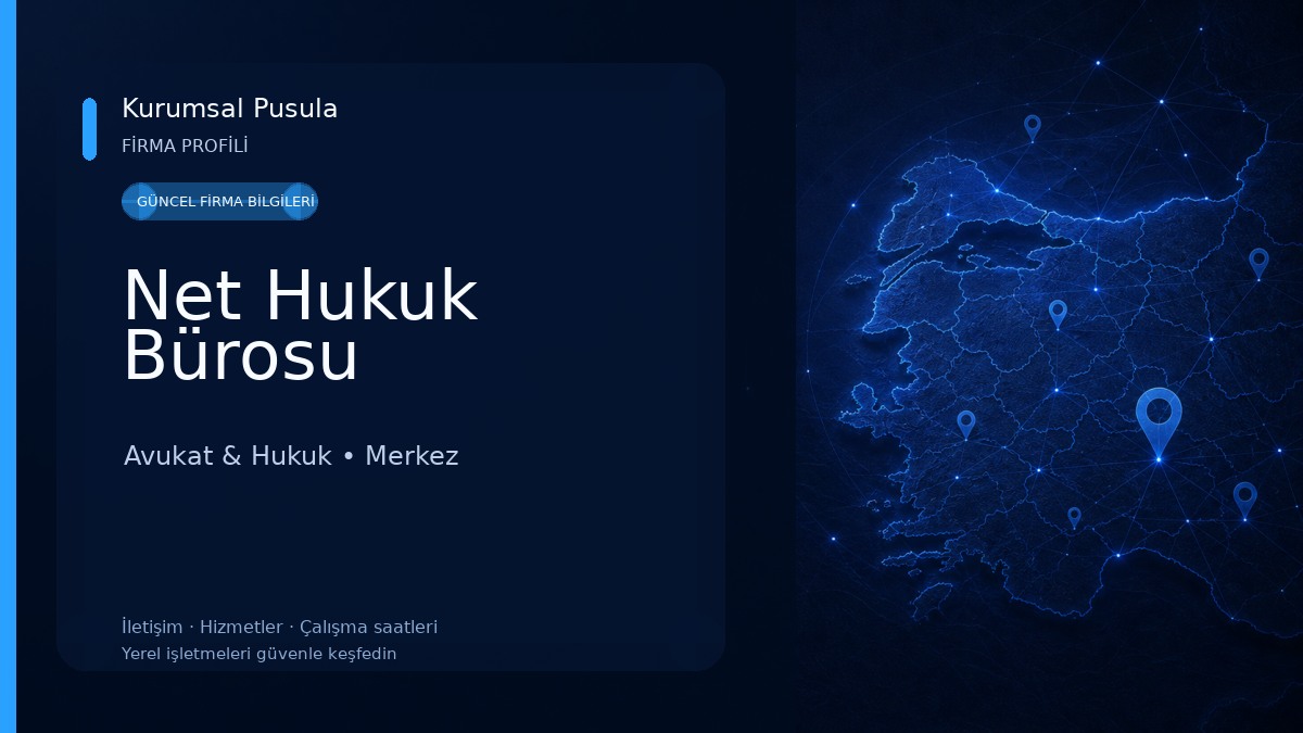 Net Hukuk Bürosu Avukat & Hukuk