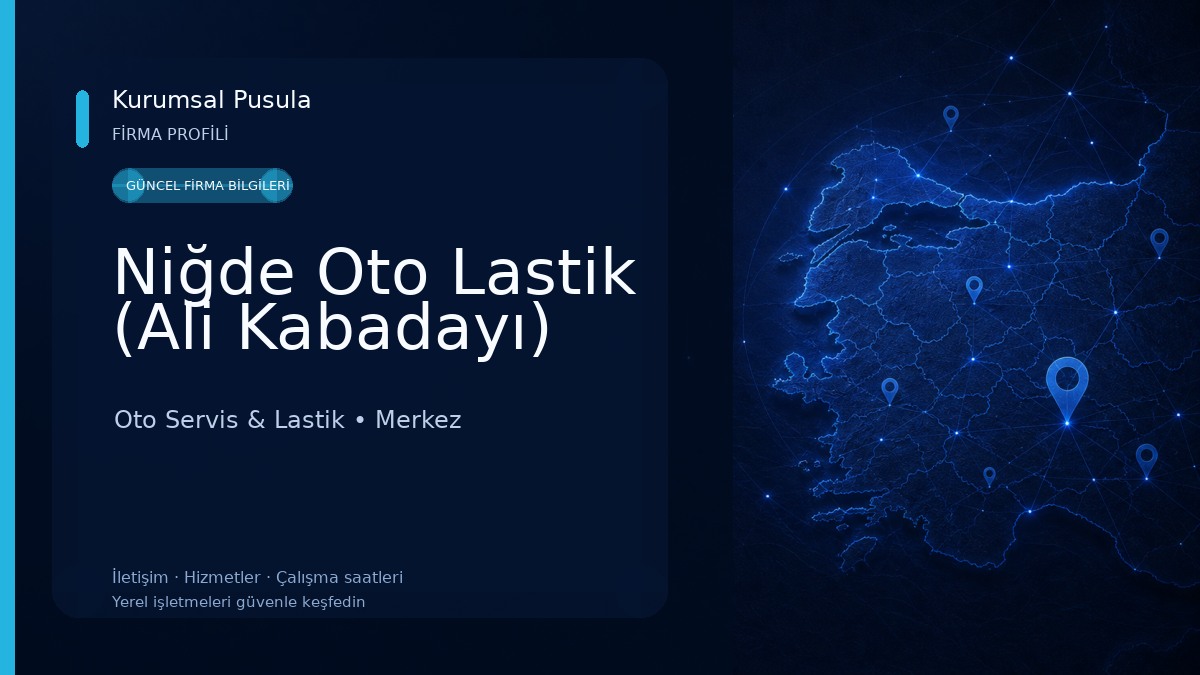 Niğde Oto Lastik (Ali Kabadayı) 