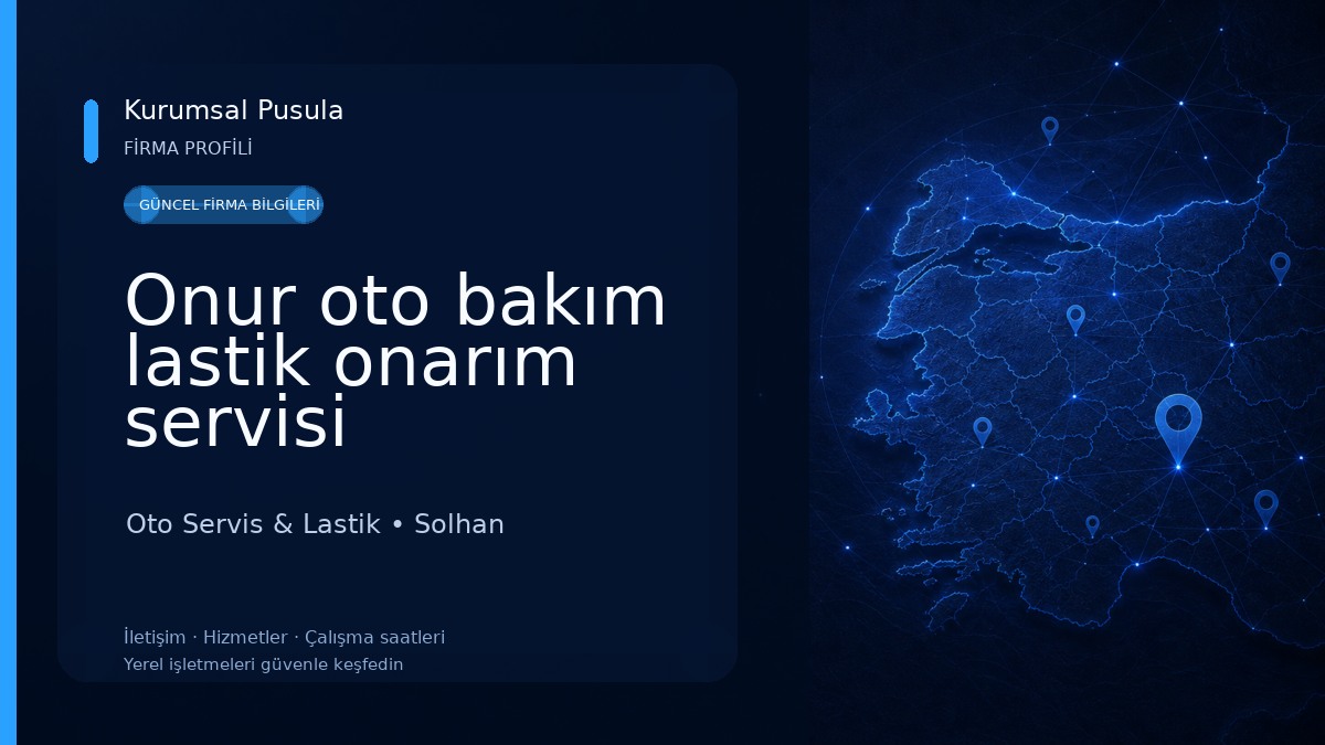 Onur oto bakım lastik onarım servisi Oto Servis & Lastik