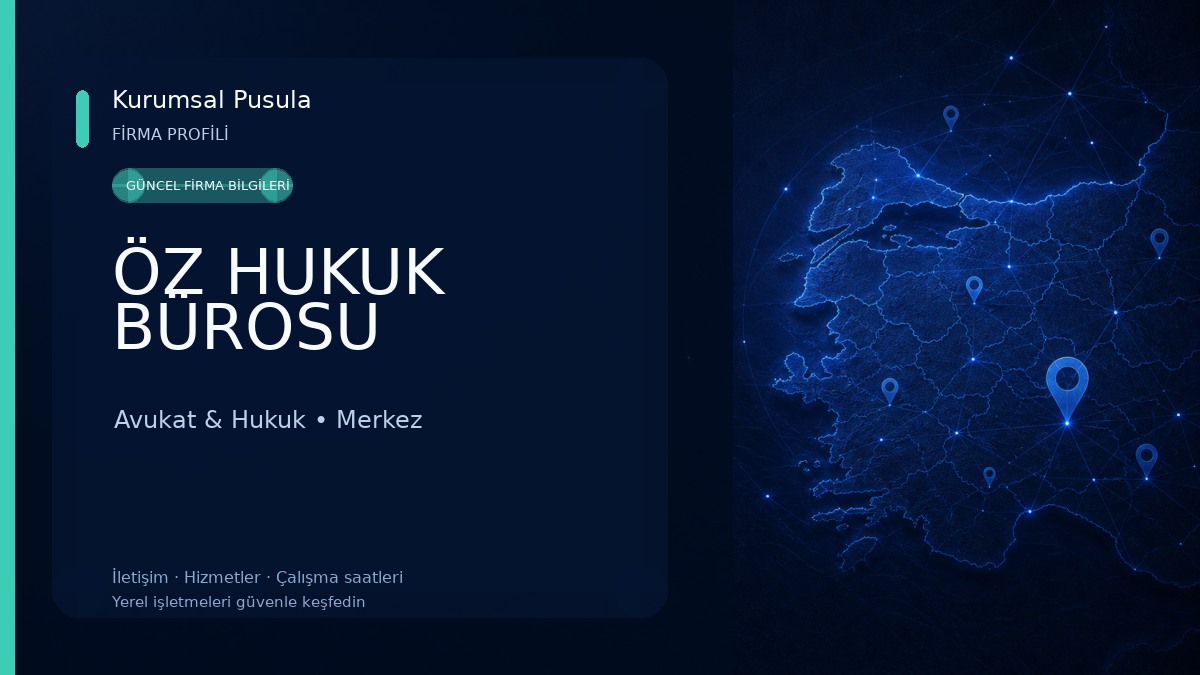 ÖZ HUKUK BÜROSU Avukat & Hukuk