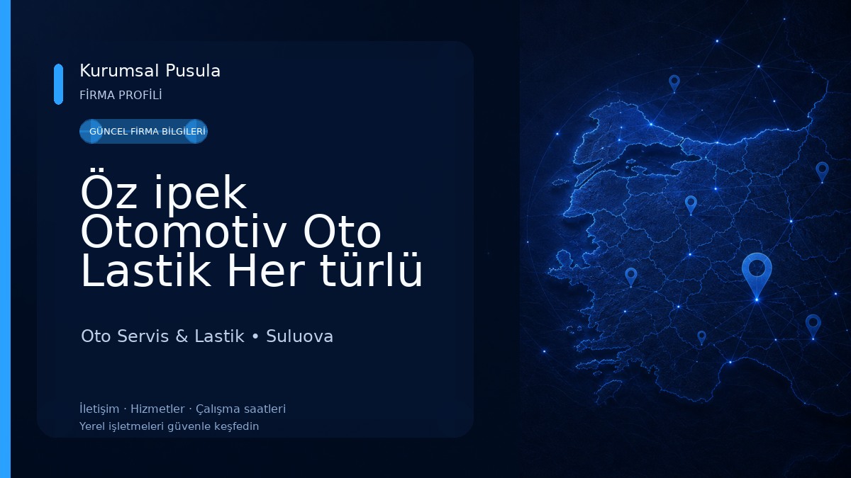 Öz ipek Otomotiv Oto Lastik Her türlü Orjinal & Çıkma Lastikçi Car Parts Oto Servis & Lastik
