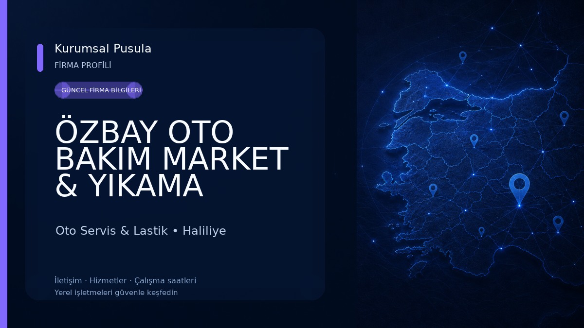 ÖZBAY OTO BAKIM MARKET & YIKAMA