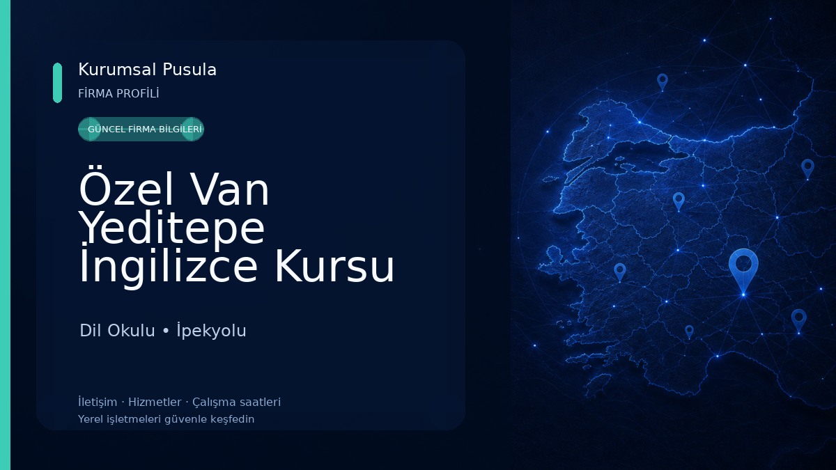 Özel Van Yeditepe İngilizce Kursu