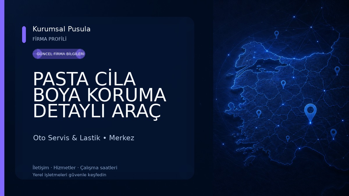 PASTA CİLA BOYA KORUMA DETAYLI ARAÇ TEMİZLİĞİ 