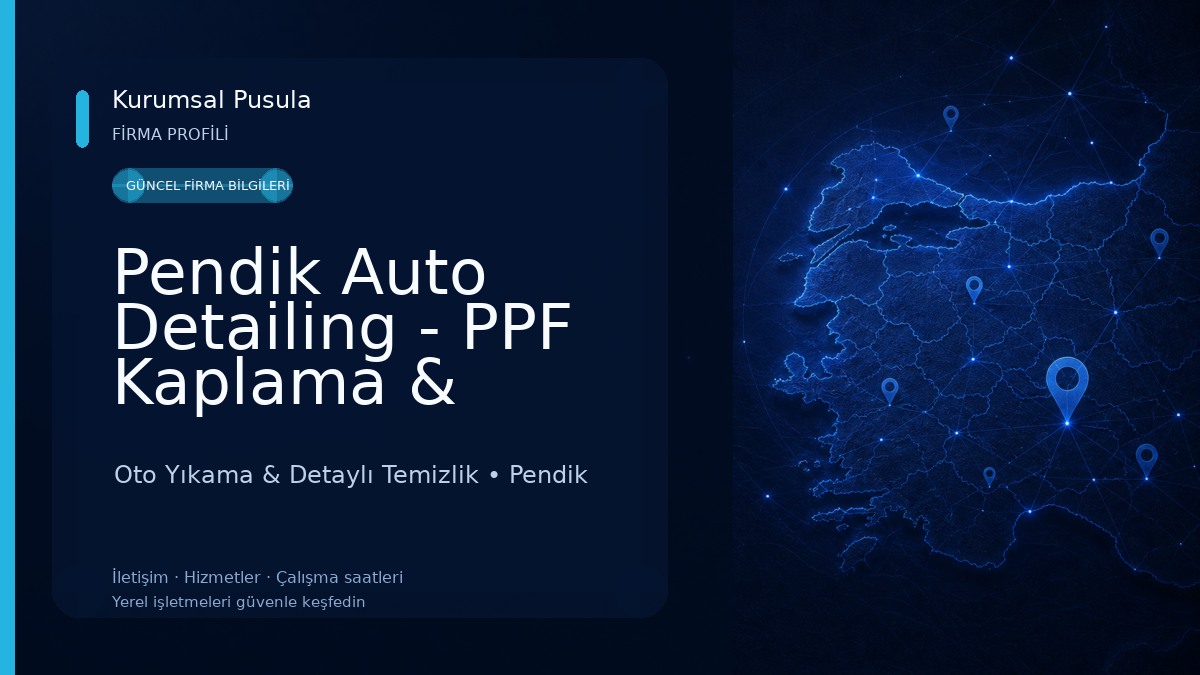 Pendik Auto Detailing - PPF Kaplama & Seramik Kaplama & Pasta Cila & Oto Kuaför & Boya Koruma & Detaylı İç Temizlik Oto Yıkama & Detaylı Temizlik