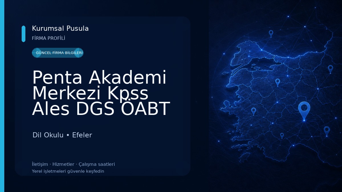 Penta Akademi Merkezi Kpss Ales DGS ÖABT