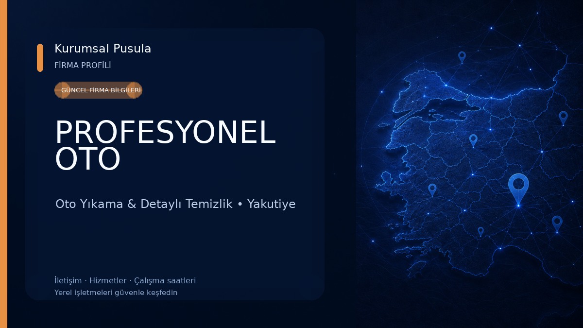 PROFESYONEL OTO Oto Yıkama & Detaylı Temizlik