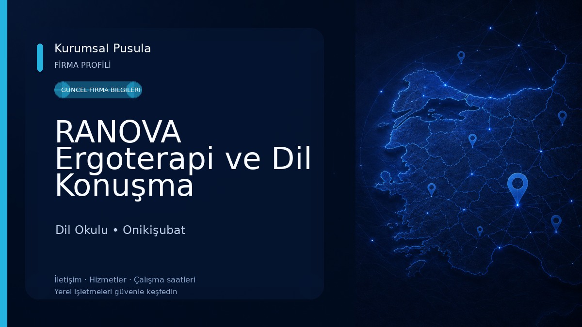 RANOVA Ergoterapi ve Dil Konuşma Merkezi Dil Okulu