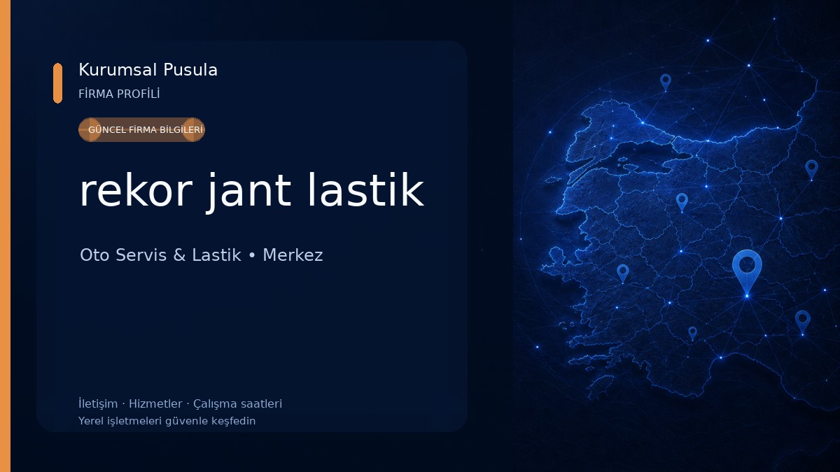 rekor jant lastik Oto Servis & Lastik