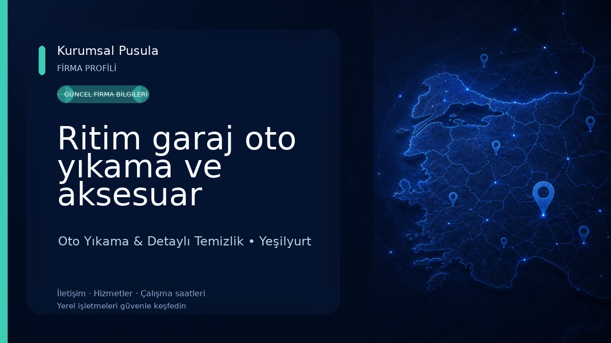 Ritim garaj oto yıkama ve aksesuar Oto Yıkama & Detaylı Temizlik
