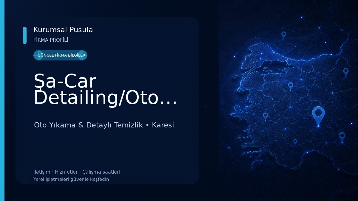 Şa-Car Detailing/Otomotiv Oto Yıkama & Detaylı Temizlik