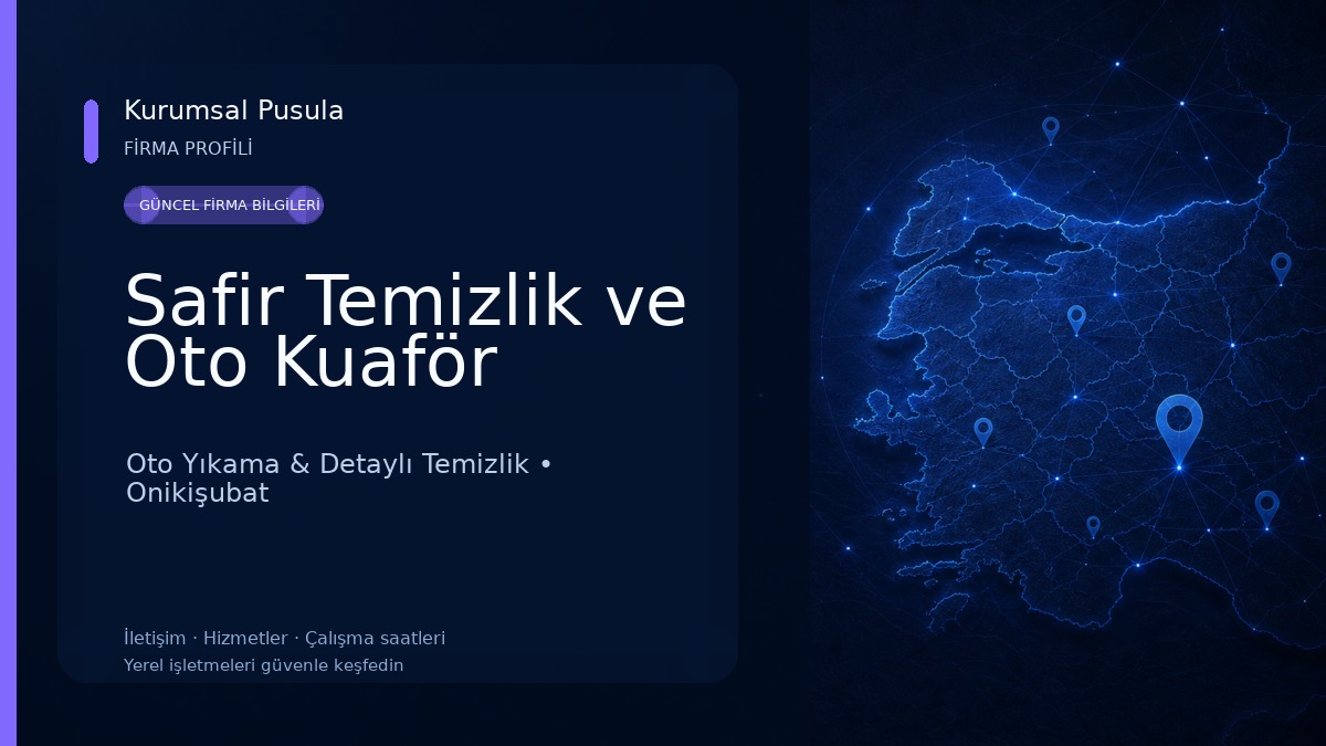 Safir Temizlik ve Oto Kuaför Oto Yıkama & Detaylı Temizlik