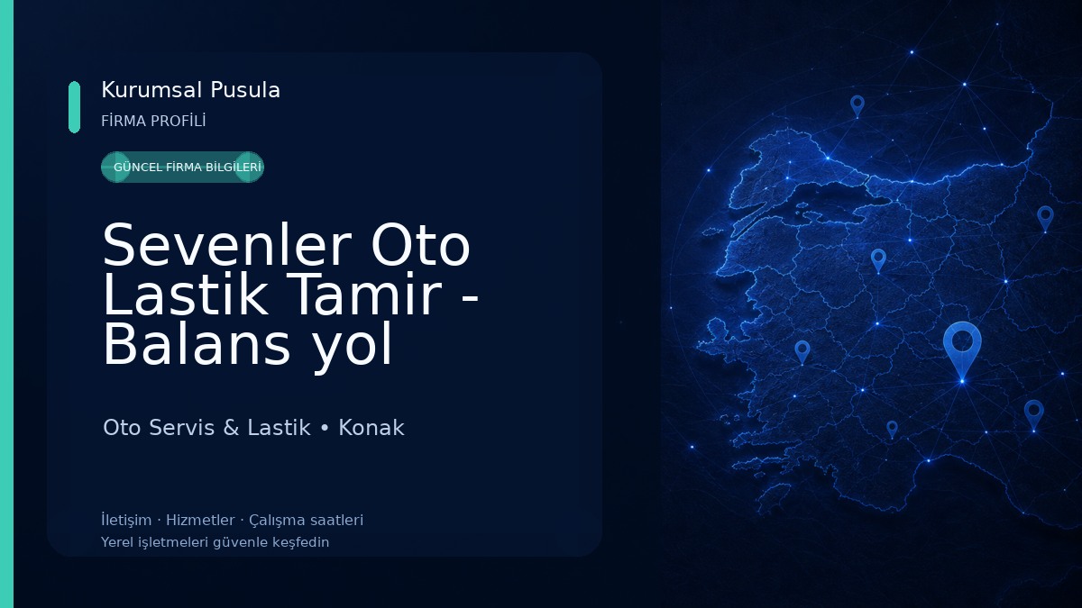 Sevenler Oto Lastik Tamir - Balans yol yardım