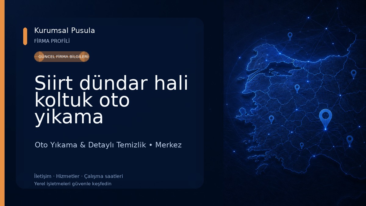 Siirt dündar hali koltuk oto yikama Oto Yıkama & Detaylı Temizlik