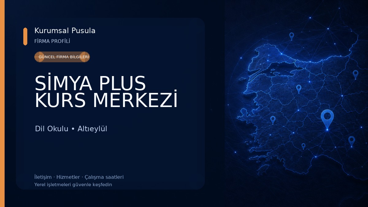 SİMYA PLUS KURS MERKEZİ Dil Okulu