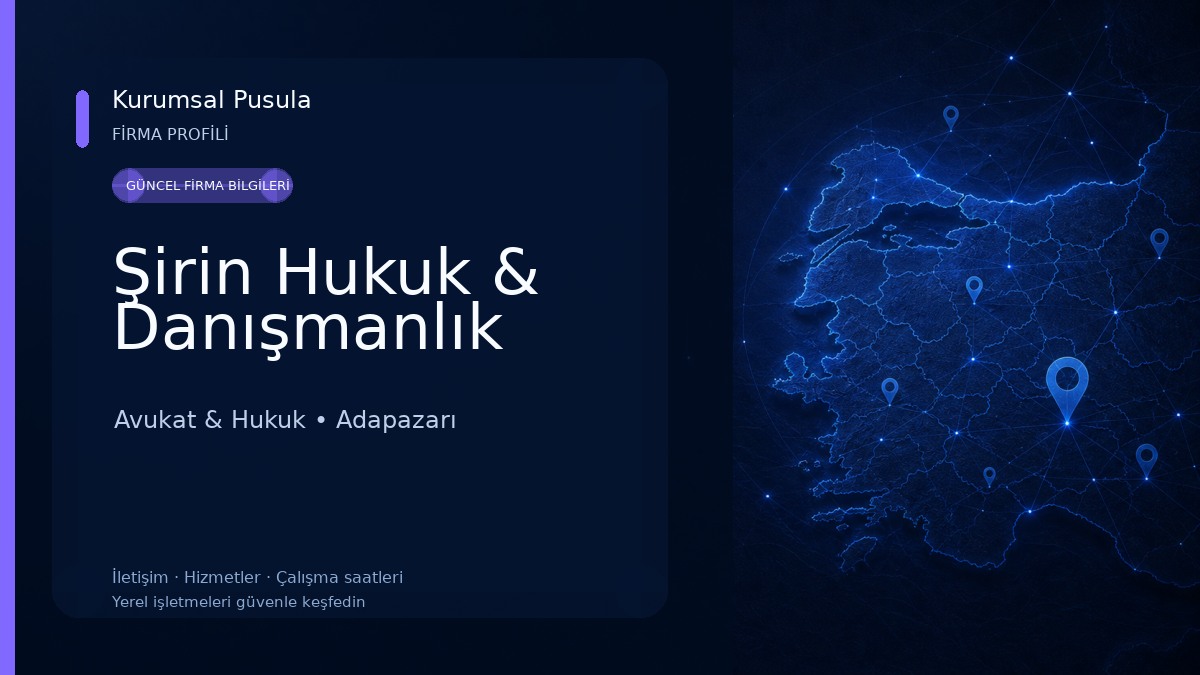 Şirin Hukuk & Danışmanlık Avukat & Hukuk