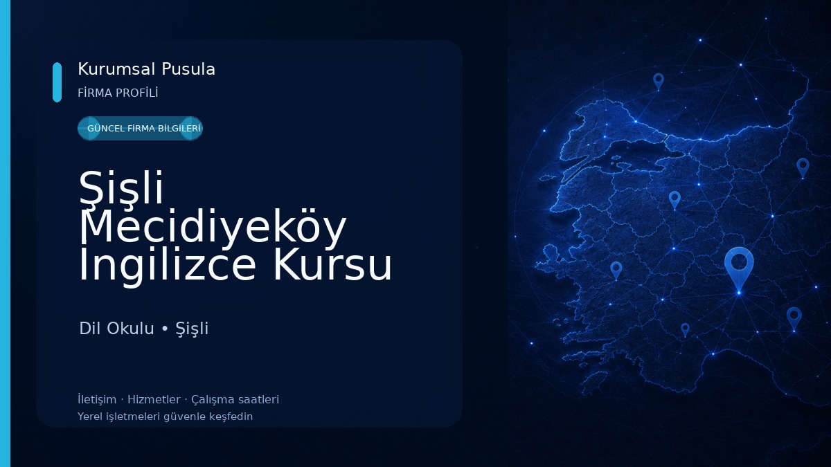 Şişli Mecidiyeköy İngilizce Kursu Dil Okulu