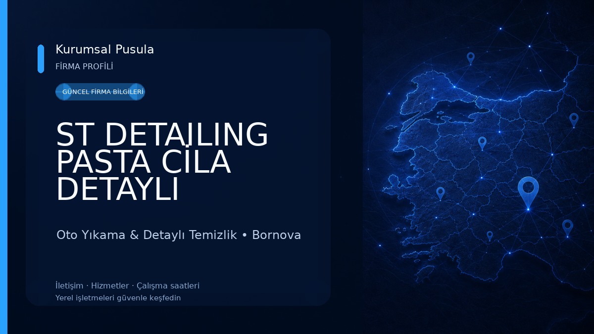 ST DETAILING PASTA CİLA DETAYLI TEMİZLİK Oto Yıkama & Detaylı Temizlik