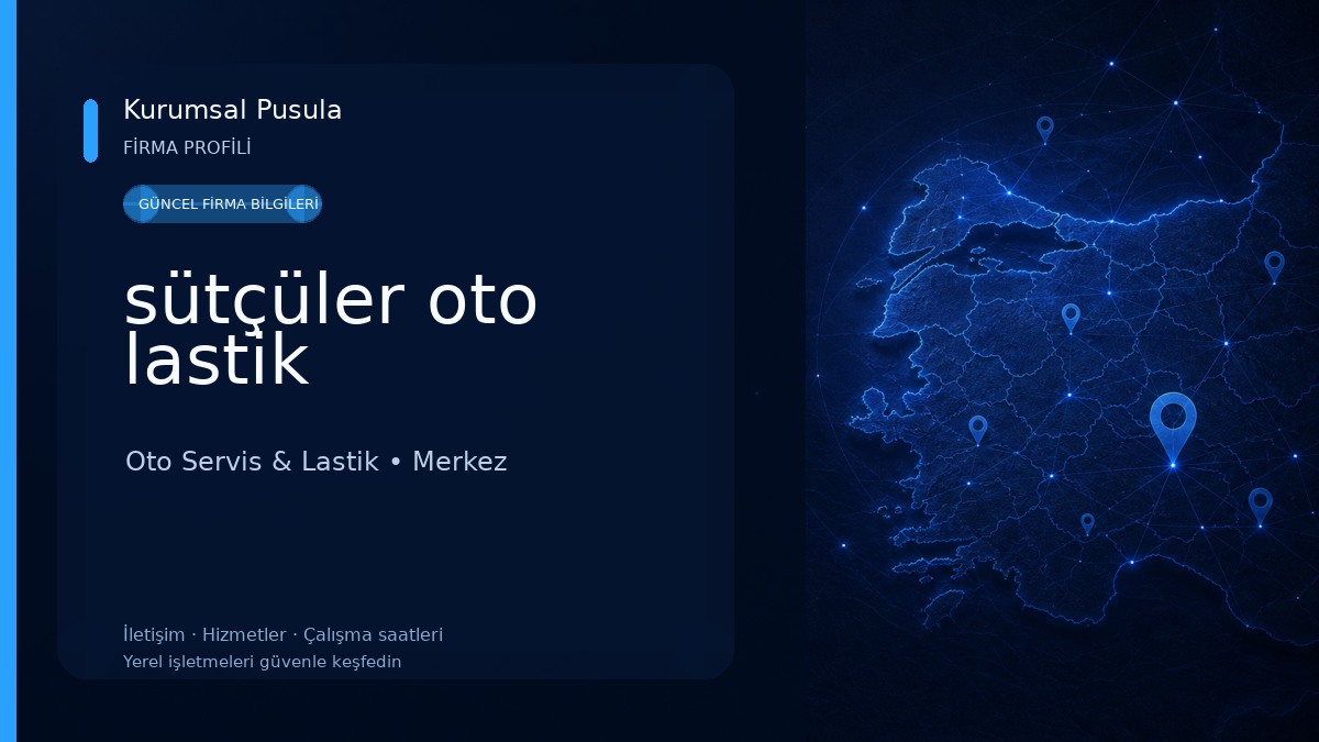 sütçüler oto lastik Oto Servis & Lastik