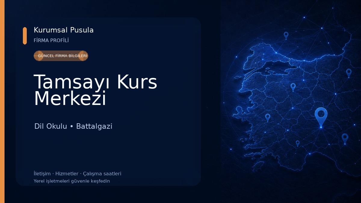 Tamsayı Kurs Merkezi Dil Okulu