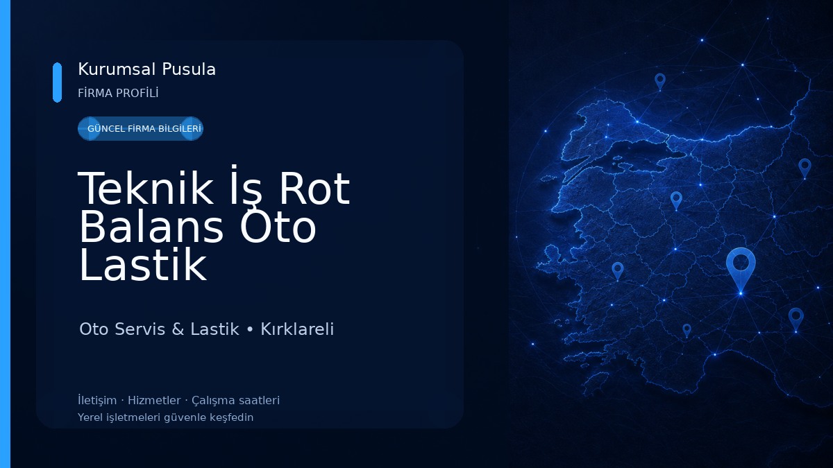 Teknik İş Rot Balans Oto Lastik