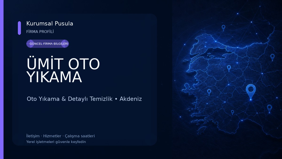 ÜMİT OTO YIKAMA Oto Yıkama & Detaylı Temizlik