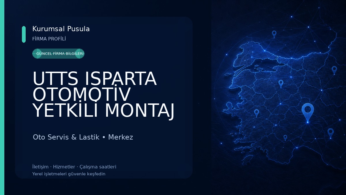 UTTS ISPARTA OTOMOTİV YETKİLİ MONTAJ FİRMASI ISPARTA JANT LASTİK