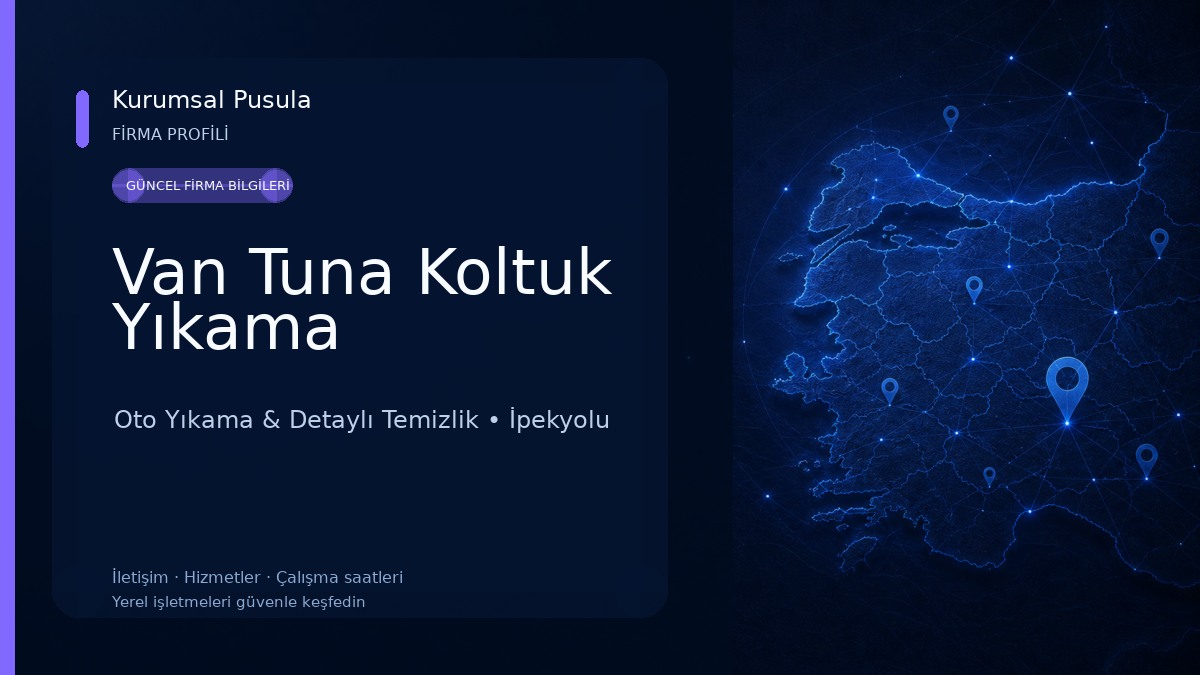 Van Tuna Koltuk Yıkama 