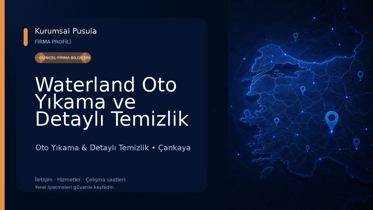 Waterland Oto Yıkama ve Detaylı Temizlik Oto Yıkama & Detaylı Temizlik