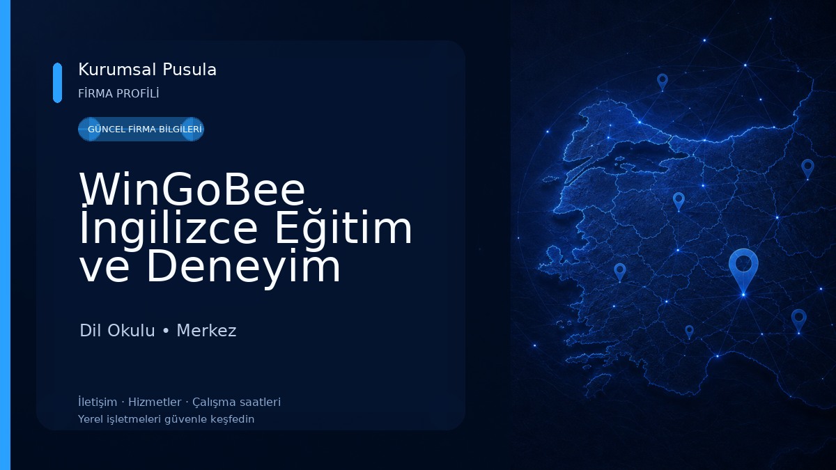 WinGoBee İngilizce Eğitim ve Deneyim Merkezi Nevşehir 