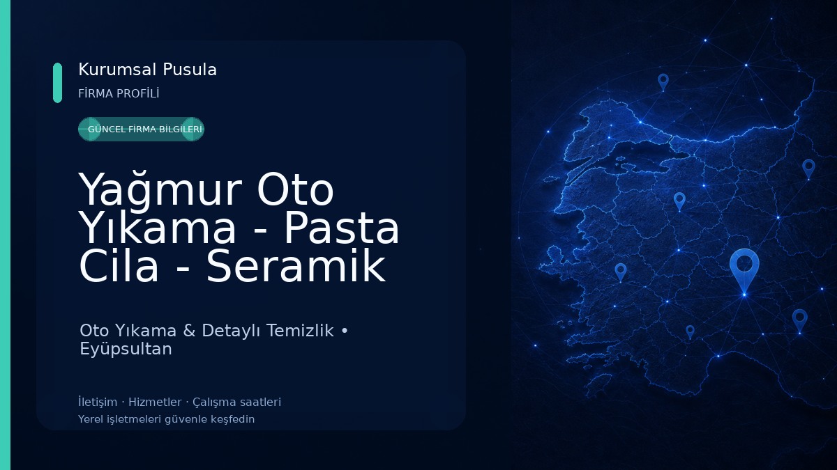 Yağmur Oto Yıkama - Pasta Cila - Seramik Kaplama - Oto Kuaför Oto Yıkama & Detaylı Temizlik