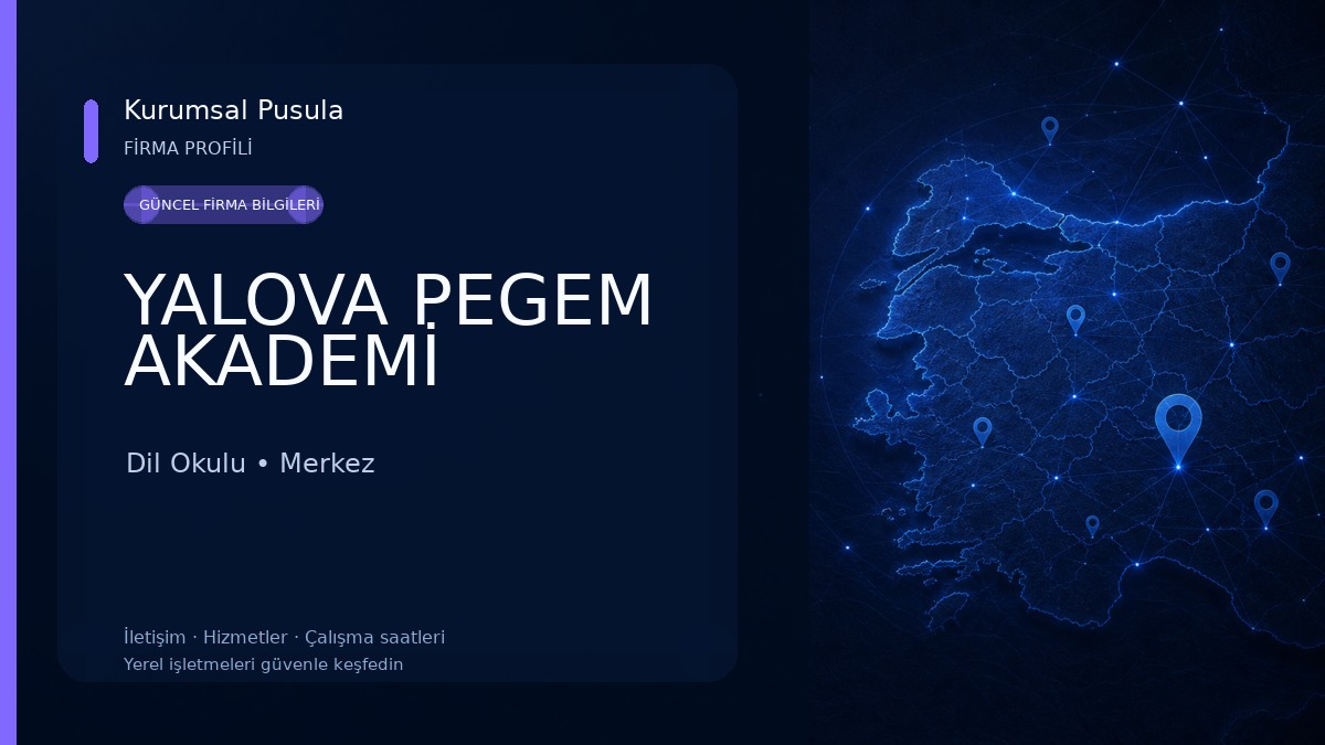 YALOVA PEGEM AKADEMİ Dil Okulu